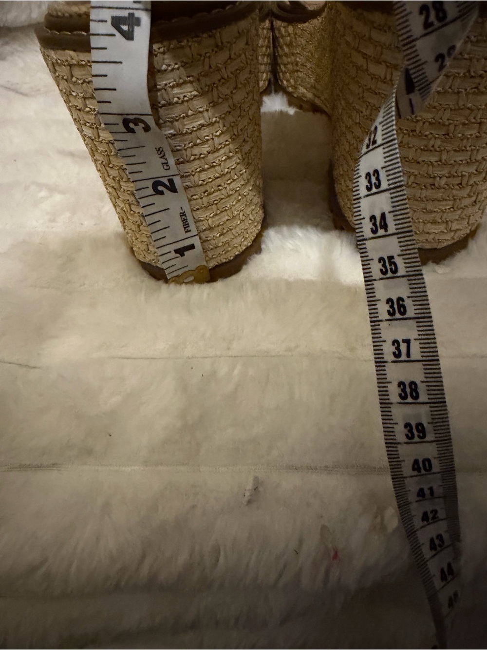 Sam Edelman Metallic Gold Leather Woven Slide Sandals - Picture 6 of 6